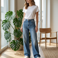 Women's High-Waisted Wide-Leg Jeans