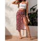 🔥Mother's Day Pre-sale 🎁 Women's Strappy Tank Top and Floral Skirt Set