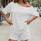 Women's 2-Piece Off-Shoulder Loungewear Set