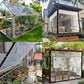 ❄️Summerfresh 50% OFF!🌧️Transparent PE Cover Sheet – Weatherproof Clear Tarpaulin for Balcony, Patio, Greenhouse, Veranda and Garden：