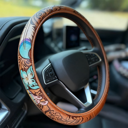 All-Season Printed Steering Wheel Cover