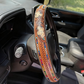 All-Season Printed Steering Wheel Cover