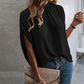 Women's Elegant Mock Neck Top