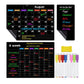 🌈Magnetic Calendar Board with Erasable Markers