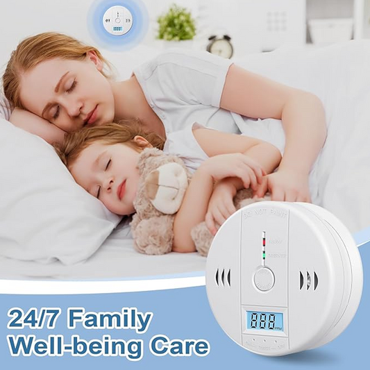 ⚠️🔥【Buy 3, get 2 free · Free delivery to your door】High-precision carbon monoxide detector – the nemesis of this invisible killer, protecting every breath your family takes! 📊🔊✅