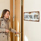 Weather-Resistant Metal Decor Sign
