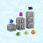 Summer Pool Toys for Kids - Diving Animal & Cage Set