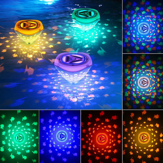 Floating LED Fish Projector Pool Light