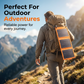 ☀️📲 Portable Solar Panel with USB – Charge Anywhere Off-Grid, Foldable & Lightweight for Travel 🌍⚡