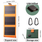 ☀️📲 Portable Solar Panel with USB – Charge Anywhere Off-Grid, Foldable & Lightweight for Travel 🌍⚡
