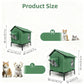 🏠 LIMITED-TIME 50% OFF! 🐈Elevated Insulated Outdoor Cat House – Weather-Resistant Shelter with Thermal Lining & Raised Stand