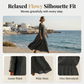 Women's Casual V-Neck Loose-Fit Maxi Dress
