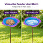 Vibrant Floral Bird Feeder
