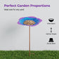 Vibrant Floral Bird Feeder
