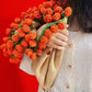 Crochet Rose Bouquet Knitted Blanket