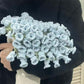Crochet Rose Bouquet Knitted Blanket