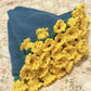 Crochet Rose Bouquet Knitted Blanket