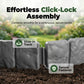 Easy Install Cobblestone Garden Border - 5M Edging Kit