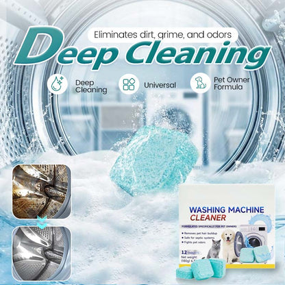 ⏳LAST DAY SPECIAL PRICE: ONLY ￡9.99!!🏆SOPAMI 🇬🇧 Eco-Friendly Washing Machine Cleaner 12 Tablets Deep Cleans Inner Tank & Repels Odors for Clean & Fresh Washers🌸