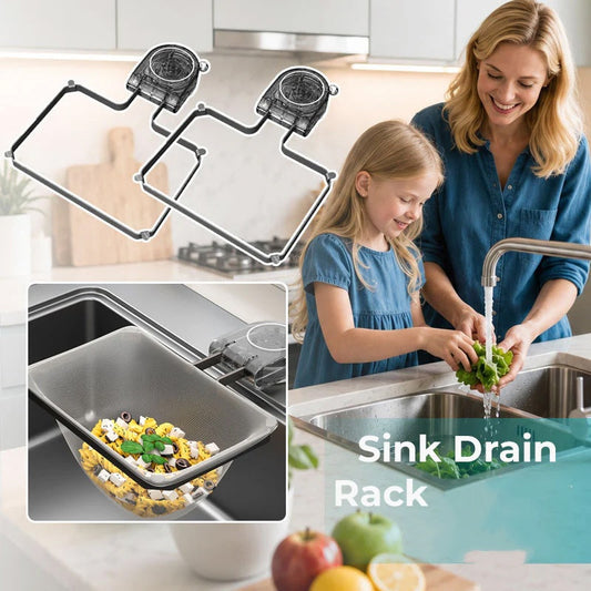 Foldable Sink Strainer Rack