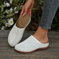 👡 Women's Perforated Platform Mules – Slip-On, Comfortable, Chic 🌿