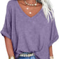 📢📢50% OFF !! ⏰Women's Casual Loose V-Neck Top