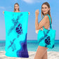 2-in-1 Convertible Beach Towel & Drawstring Backpack
