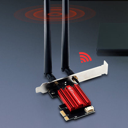1200Mbps Dual Band Wireless Card for PC Gaming