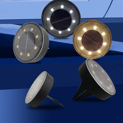 Waterproof Outdoor Solar Ground Lights - 4 Packs/Set