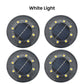 Waterproof Outdoor Solar Ground Lights - 4 Packs/Set