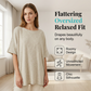 👚 New Arrival 52% OFF! 🚤 Women's Solid Color Loose Fit Boat Neck Top – Soft, breathable & effortlessly chic – perfect for casual days or beach-ready style 🌊