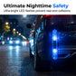 ☀️💡 Solar-Powered LED Anti-Collision Warning Light – Automatic Light Sensor