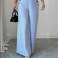 🌸 50% OFF NOW! 🌸High-Waist Striped Wide-Leg Trousers
