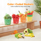 Fruits & Vegetables Sensory Plush Toys for Kids