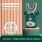 📢📢Limited-time 60% off🎁⏰Kids' U-Shaped Automatic Electric Toothbrush