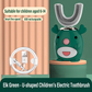 📢📢Limited-time 60% off🎁⏰Kids' U-Shaped Automatic Electric Toothbrush