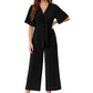 👗 LIMITED-TIME 50% OFF! ✨ Elegant V-Neck Jumpsuit – Wide Leg, Waist Tie, Breathable Fabric 💃