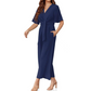 👗 LIMITED-TIME 50% OFF! ✨ Elegant V-Neck Jumpsuit – Wide Leg, Waist Tie, Breathable Fabric 💃