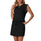 🌊SUMMER HOT SALE 50% OFF 💖Modern Sleeveless Top and Drawstring Skirt Outfit Set