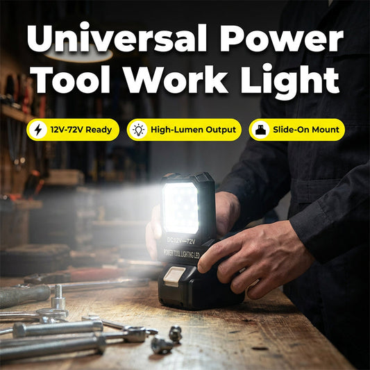 Universal LED Work Light for Power Tool Batteries