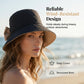 👒 50% OFF NOW ! 💐 Women's Bowknot Wide Brim Sun Protective Hat – Oversized wide brim blocks UV rays, delicate bow decor, lightweight breathable fabric, ideal for beach, travel & outdoor walking✨