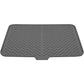 Large Size Silicone Drying Mat with Drain Lip