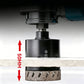 💎🛠Diamond Hole Saw for Angle Grinder – Dry Drilling Porcelain, Granite, Marble & Tile, Brazed Grit, Ultra-Thin Edge, M10 Thread, 20-60mm Sizes