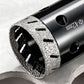 💎🛠Diamond Hole Saw for Angle Grinder – Dry Drilling Porcelain, Granite, Marble & Tile, Brazed Grit, Ultra-Thin Edge, M10 Thread, 20-60mm Sizes