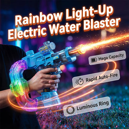 🥳2026 HOT SALE🥳💞50K+ SOLD!🧺Rainbow Light-Up Electric Water Blaster