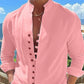 👕 50% OFF NOW! 🌊 Men's Linen Button Up Summer Beach Shirt