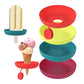 Silicone Drip-Free Popsicle and Ice Cream Cone Holder (4-Pack)