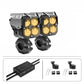 High-Power Quad-Lens Motorcycle LED Spotlight