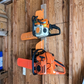 🔥Heavy-Duty Chainsaw Wall Mount 🪓 – Solid Iron, Rust-Proof Powder Coating, Universal Cradle for Gas & Electric Saws, Quick Install