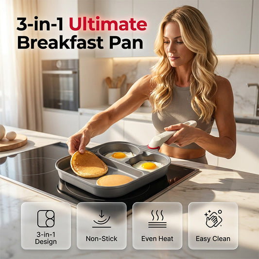 Non-Stick Breakfast Skillet for All Stoves